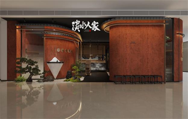 惠州淡水人家餐饮店空间设计案例